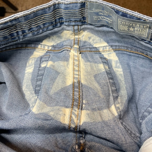 Converse One Star Circa 1976 light wash blue jeans. Women size 8 Y2K bootcut. - Picture 11 of 13